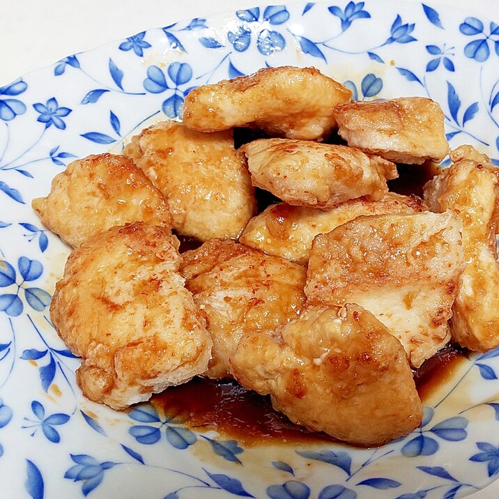 むね肉の甘辛にんにくダレ++
